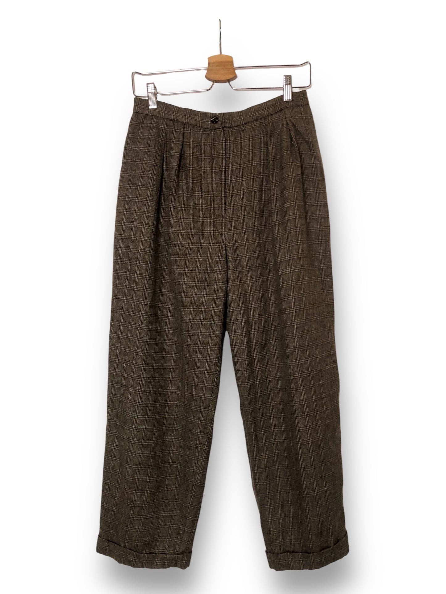80’s/90’s Jones New York Plaid Pleated Trousers (M)
