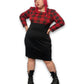 90’s/Y2K Grunge Pencil Dress (1X)