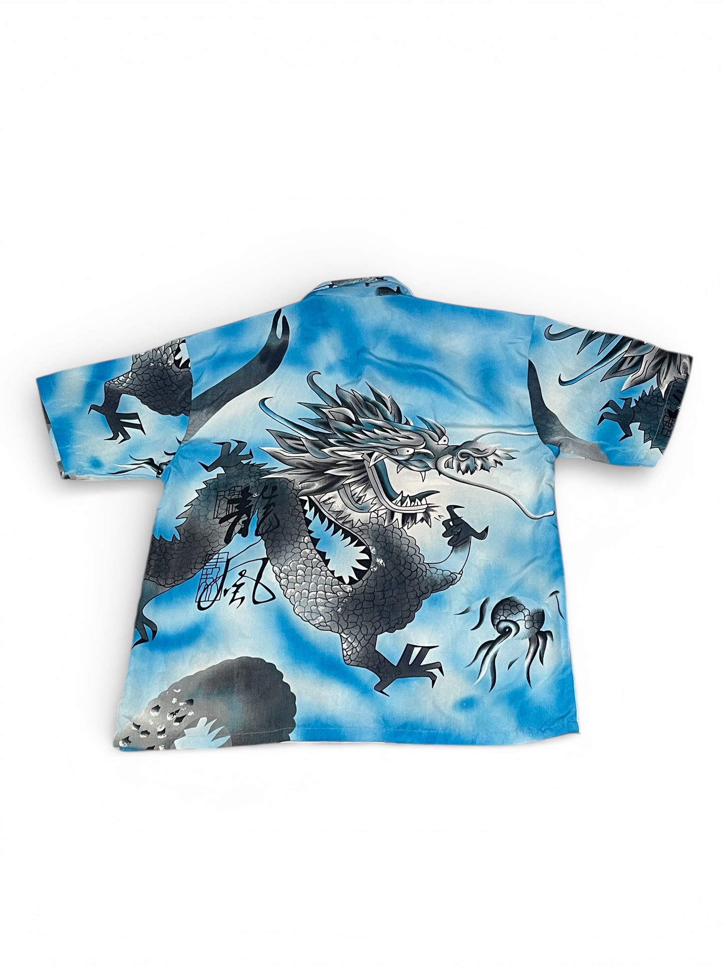 90’s/Y2K Dragon Graphic Button Down Shirt (L/XL/1X/2X)