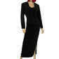 90's Bob Mackie Black 3-Piece Skirt Suit (M/L)