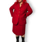 90’s/Y2K Kasper II for August Max Woman Red Skirt Suit (2X)