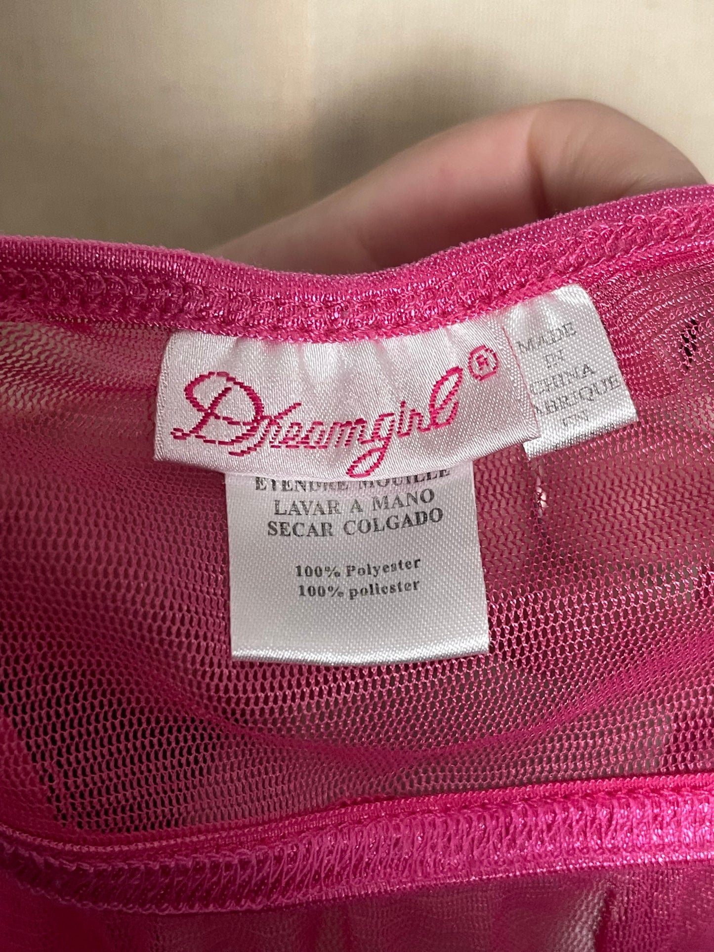 90’s/Y2K Dreamgirl Hot Pink Babydoll Tube Top (XXS/XS/S/M)