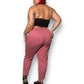 90’s/Y2K Venezia Pink Stirrup Pants (2X)