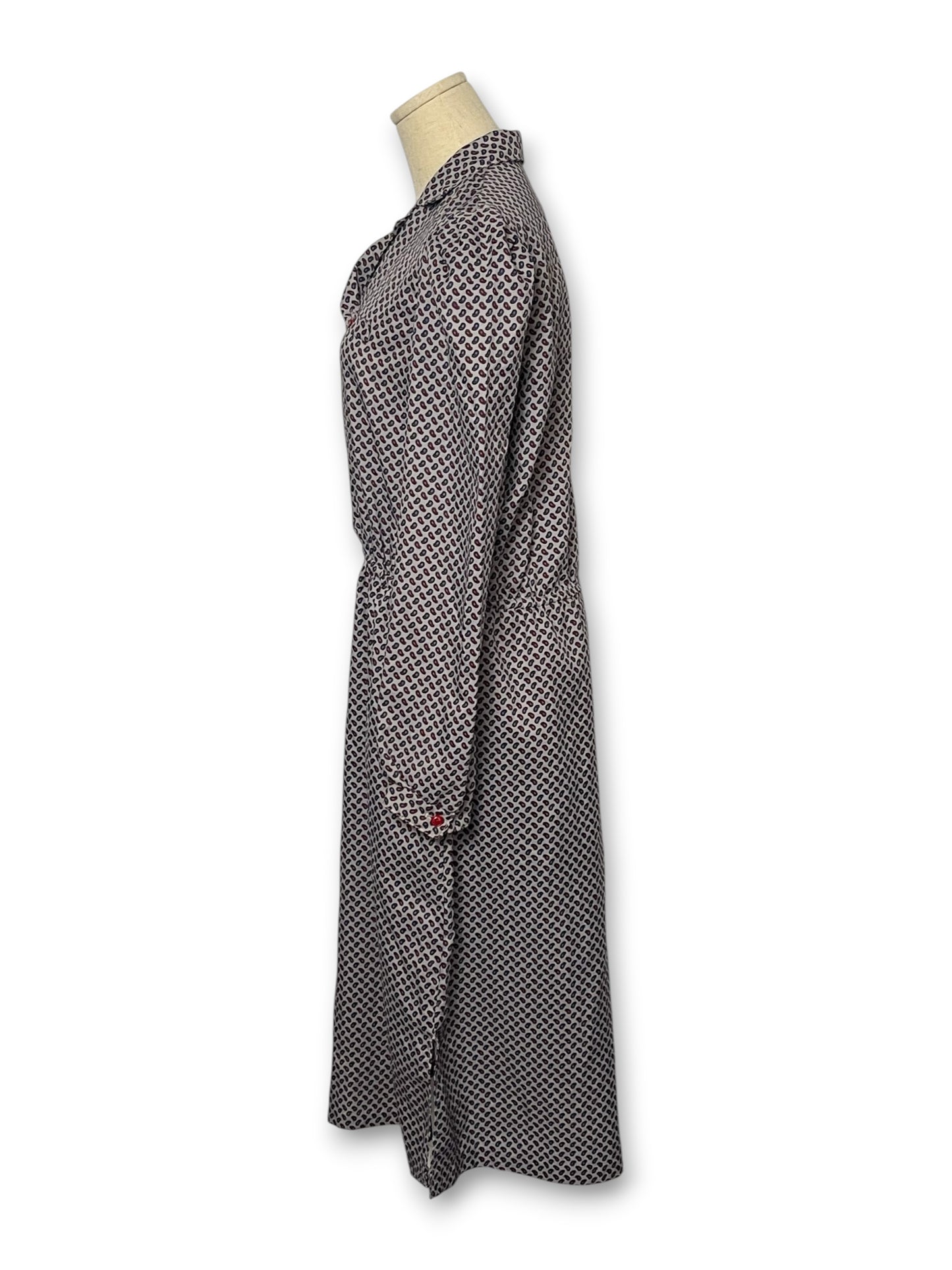80’s Retro Paisley Shirt Dress (XL)