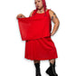 80’s Red Layered Tent Dress (3X)