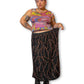 90’s Beaded Silk Midi Skirt (1X/2X/3X)