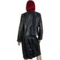 90’s Valerie Stevens Brown Leather Jacket + Pencil Skirt 2-Piece Set (L)