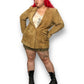 80’s Charter Club Khaki Leather Blazer (2X)