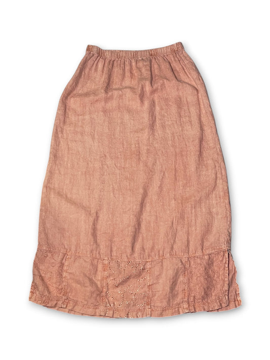 90’s Linen Maxi Skirt (M)