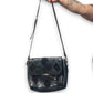 90’s Black Patchwork Leather Purse