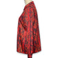90’s Red Snake Print Button Down Shirt (L/XL)