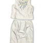 90’s Travis Ayers Gray Silk 2-Piece Set (XL)