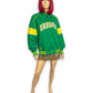 90’s/Y2K Oregon Ducks Green Zip-Up Jacket (L)
