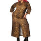 70’s Tiffany Loungewear Leopard Print Maxi Dress (L/XL)