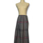 80’s Plaid Pleated Skirt (S/M)