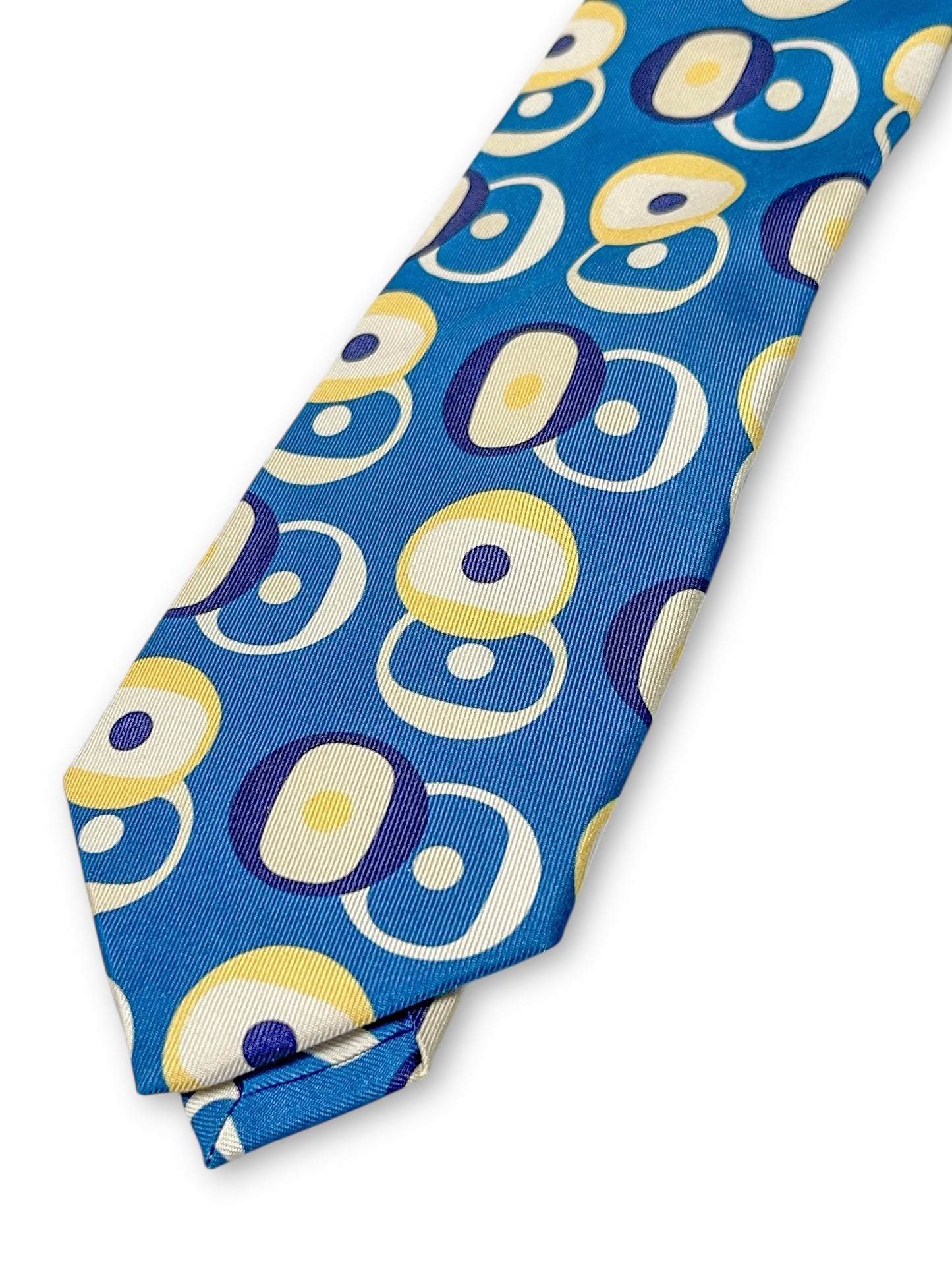 70’s/80’s Arcuri for Peter Elliot Blue Retro Necktie