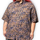 90’s Basic Options Brown and Blue Checkered Print Button Down Shirt (XL/1X/2X)