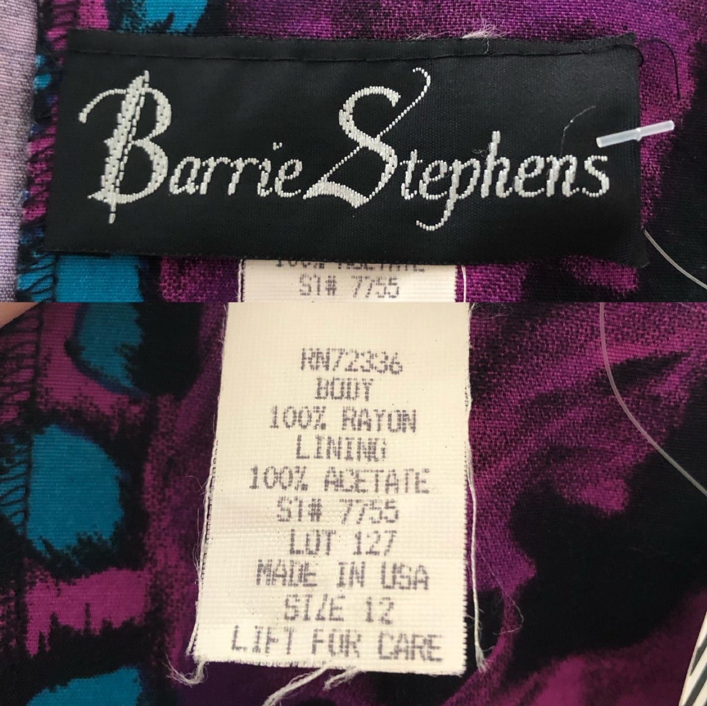 80’s/90’s Barrie Stephens Colorful Retro Print Blazer (L/XL)