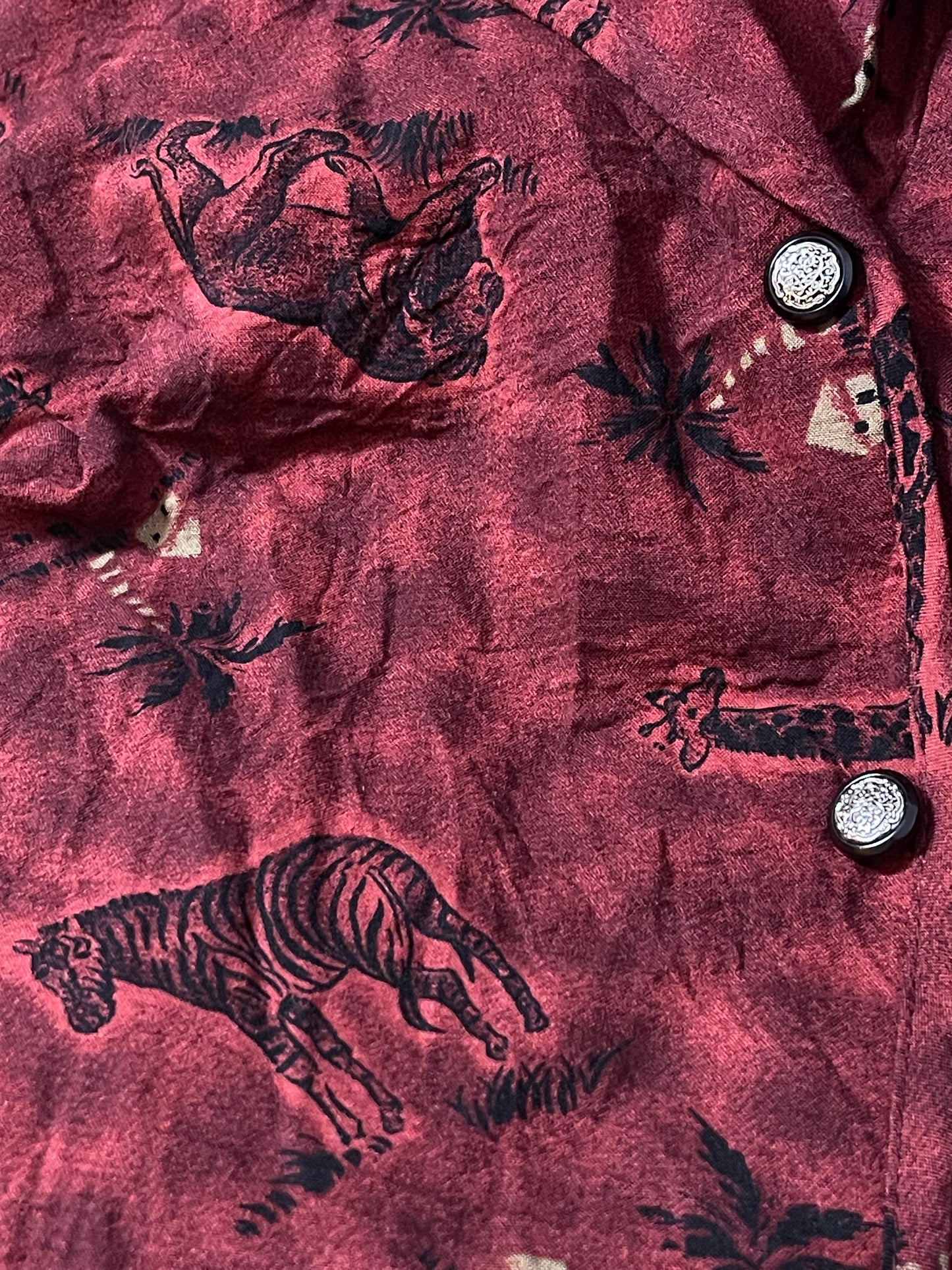 Y2K Animal Print Boho Maxi Dress (3X)