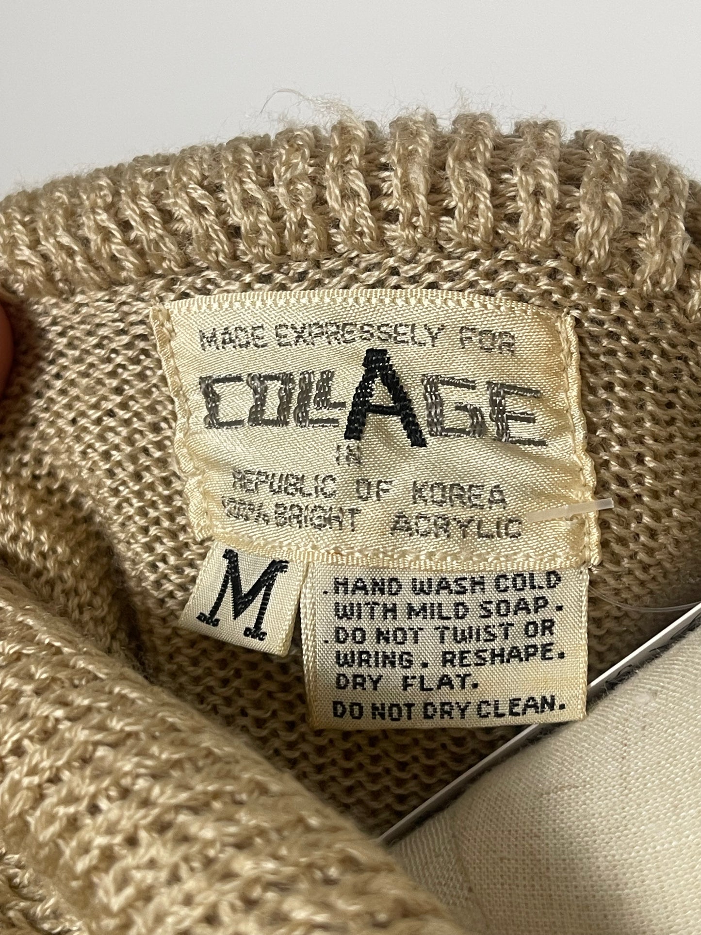 80’s Knit Hooded Sweater (S/M)