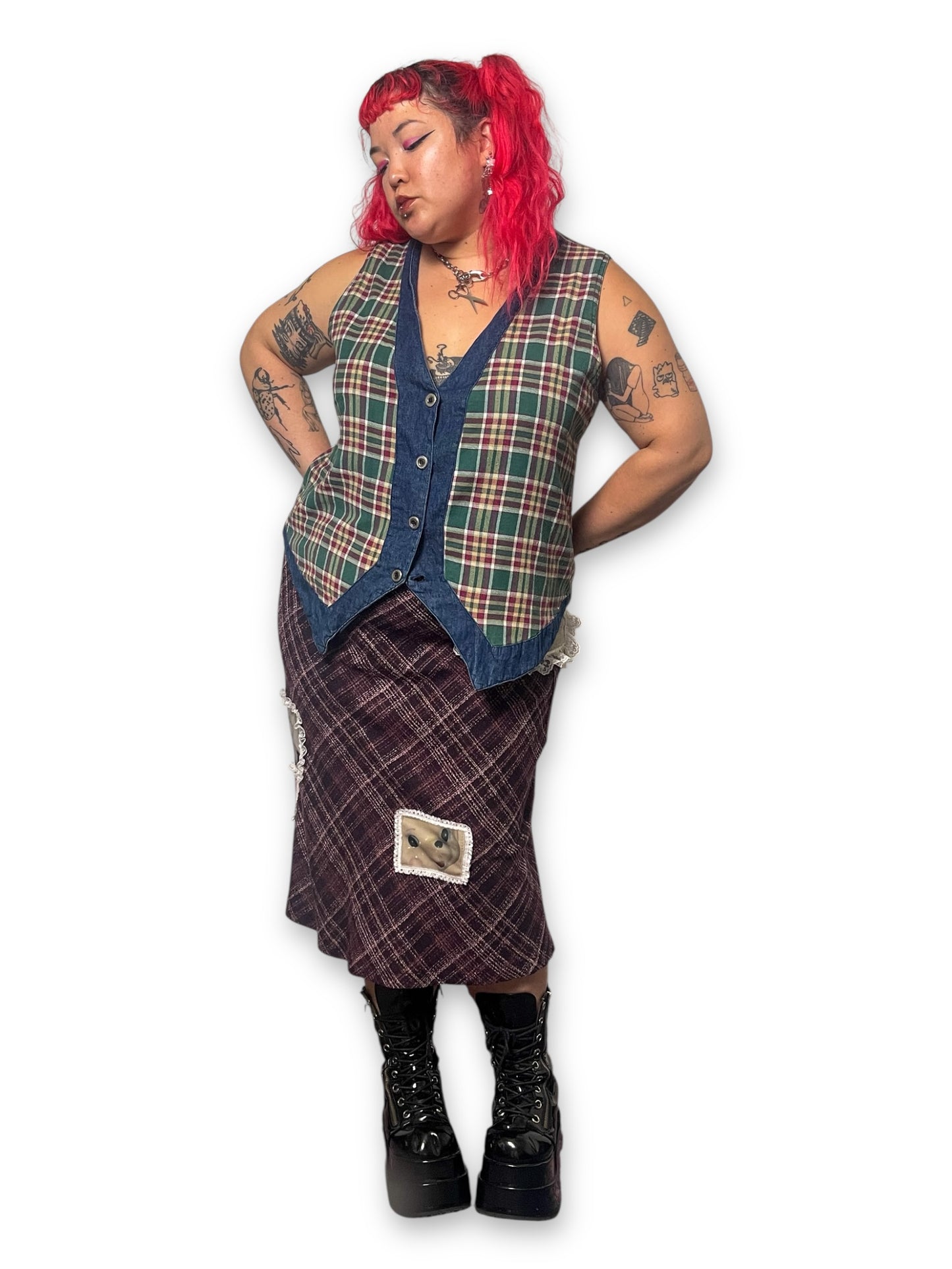 Reversible Denim Vest (2X)