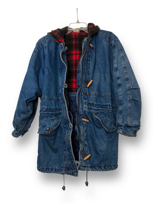 90’s Denim Hooded Jacket (M)
