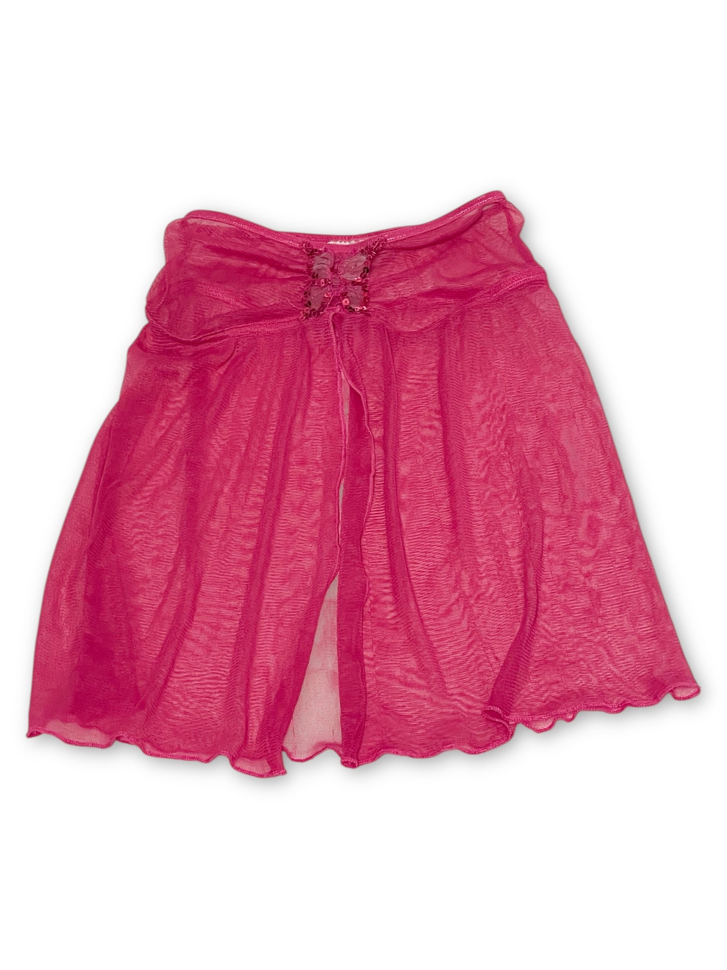 90’s/Y2K Dreamgirl Hot Pink Babydoll Tube Top (XXS/XS/S/M)