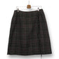 Y2K Sag Harbor Gray Plaid Skirt (XL)