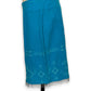 90’s/Y2K Turquoise Embroidered Skirt (S/M)