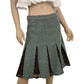 Y2K Worthington Knit Pleated Mini Skirt (M)