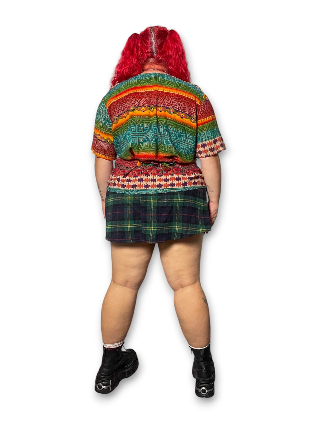 80’s/90’s Retro Southwestern Blouse (2X/3X)