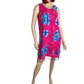 Y2K I.G. Sport Hot Pink Floral Print Dress (XL)