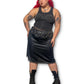 90’s Black Slip Skirt (1X/2X)