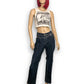 Y2K Angels Dark Wash Jeans (XL)