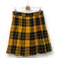 90’s Carole Little Yellow Tartan Plaid Pleated Skirt (L/XL)