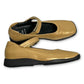 Vintage Gold Leather Mary Janes (7/7.5)