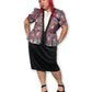 80’s Retro Peplum Dress (1X)
