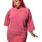 80’s Fuzzy Pink Shirt (XL/2X/3X)