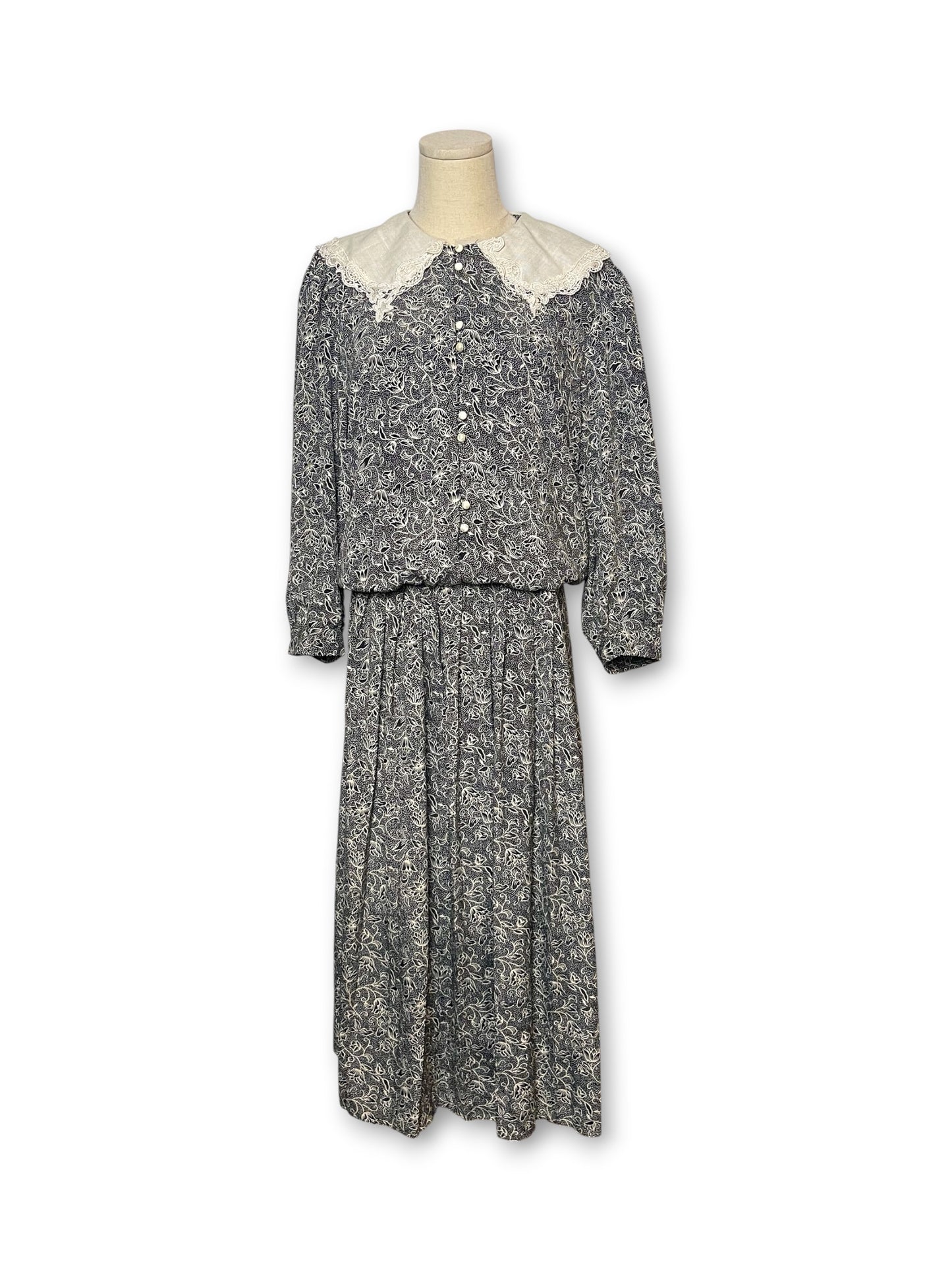 80’s Grunge Coquette Shirt Dress (XL)