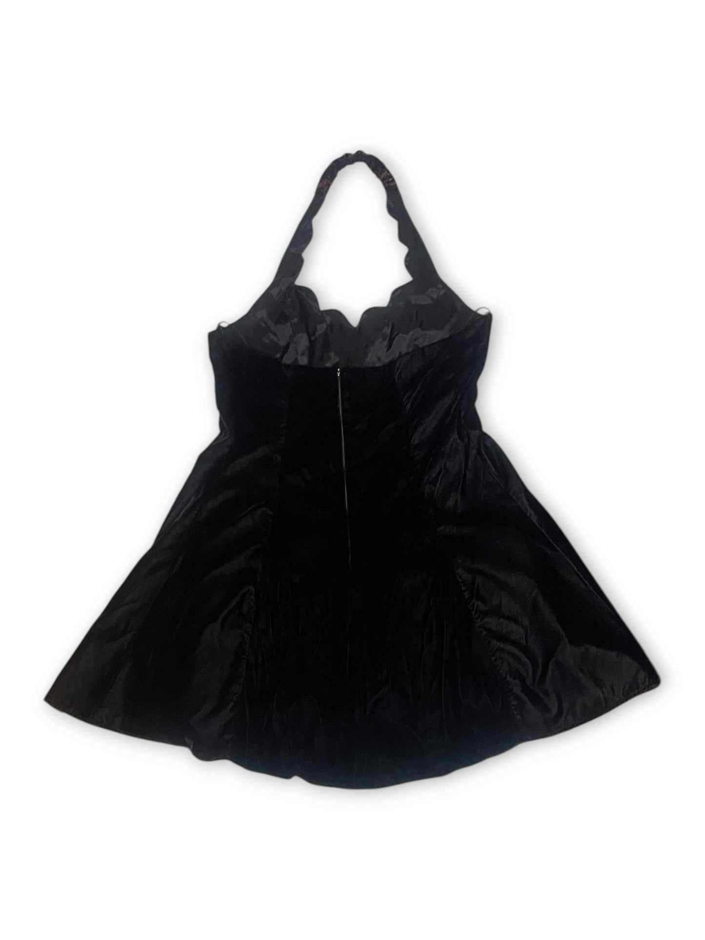 80’s/90’s Velvet Halter Dress (L/XL)