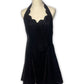 80’s/90’s Velvet Halter Dress (L/XL)