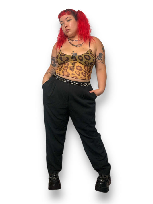 90’s E Wear Black Pleated Dress Pants (2X/3X)