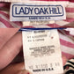 70’s/80’s Lady Oak Hill Pink and White Striped Shirt (2X)