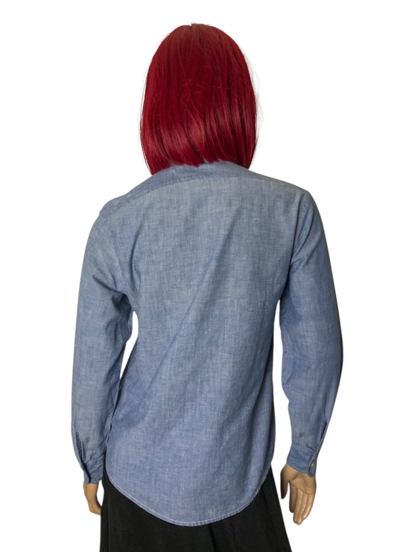 70’s/80’s Sail for Sears, Roebuck, and Co Blue Button Down Shirt (M)