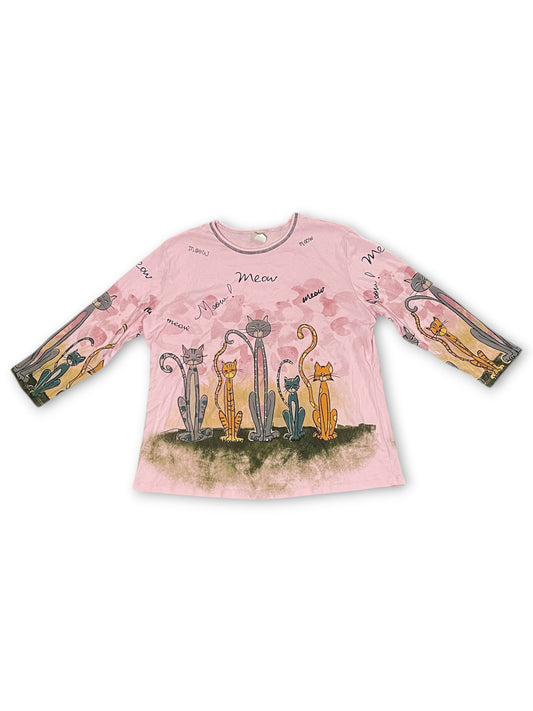 90’s/Y2K Kitty Cat Shirt (2X)