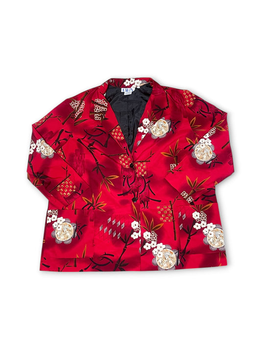 90’s Graphic Print Blazer (4X)
