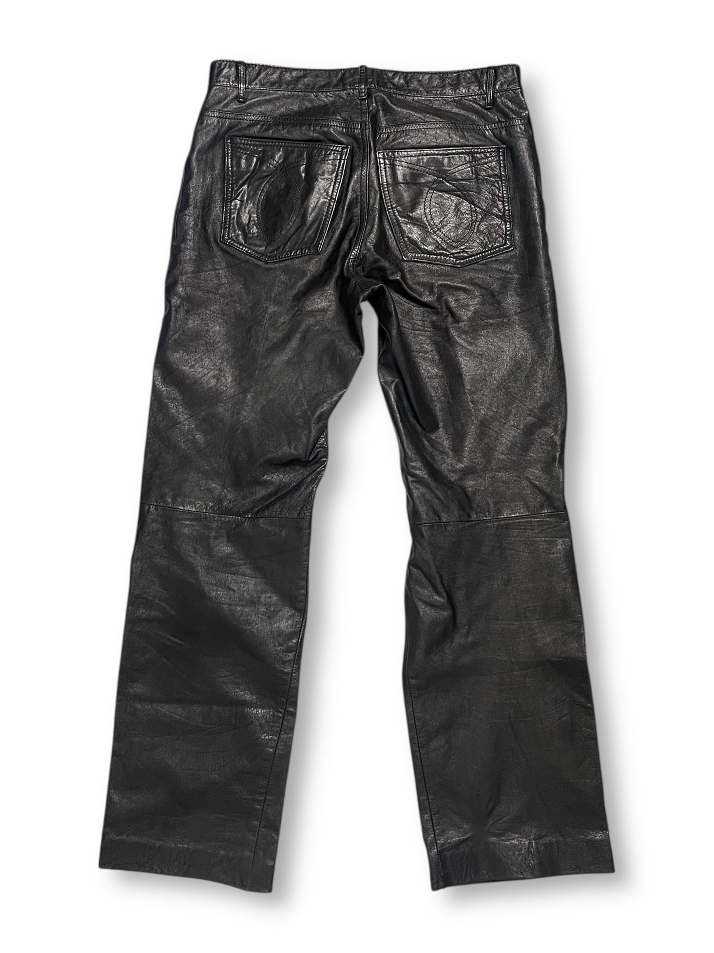 80’s Oui International Black Leather Pants (S/M)