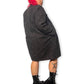 80’s/90’s Julia Klein Black Jacquard Knit Overcoat (L/XL)