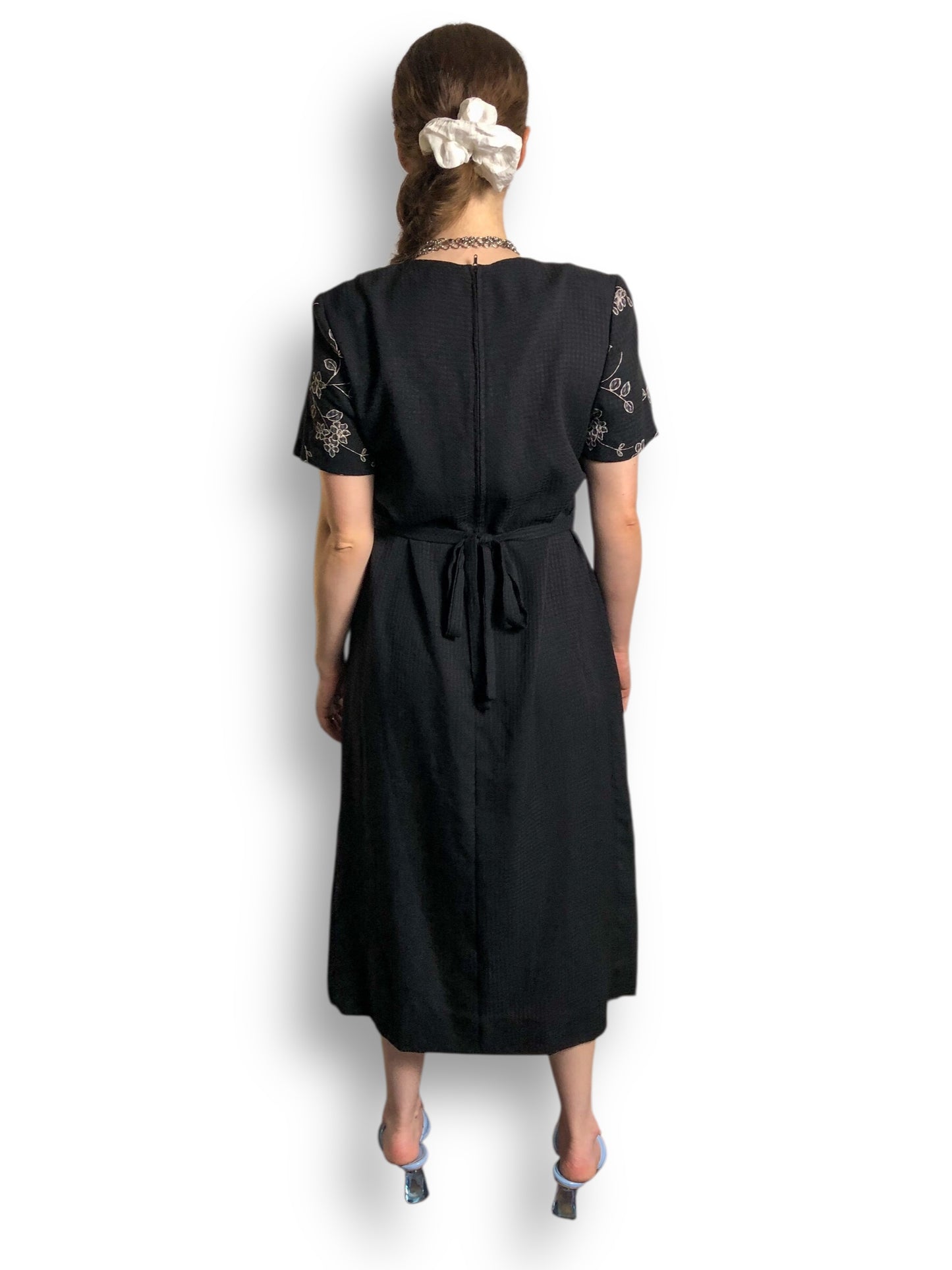 90’s/Y2K Miss Dorby Black Retro Maxi Dress (L/XL)