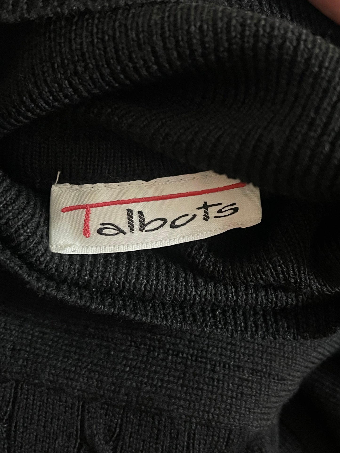 90’s Black Turtleneck Sweater (L/XL)
